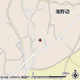 茨城県笠間市池野辺2063周辺の地図