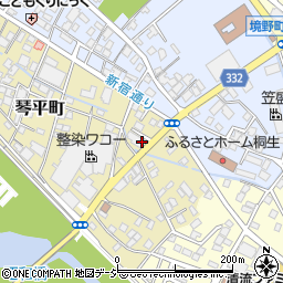 群馬県桐生市琴平町5周辺の地図