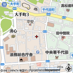 日本キリスト教団前橋教会周辺の地図