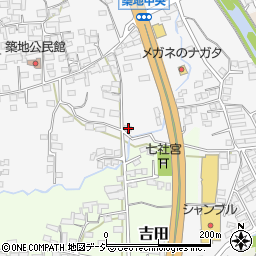 長野県上田市築地164周辺の地図