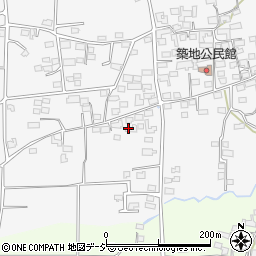 長野県上田市築地231周辺の地図