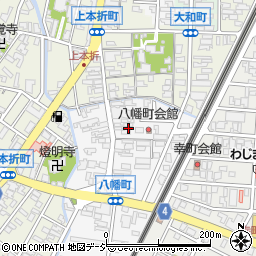 石川県小松市八幡町周辺の地図