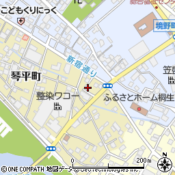 群馬県桐生市琴平町5-11周辺の地図