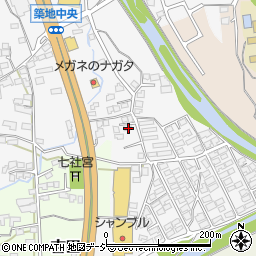 長野県上田市築地158周辺の地図