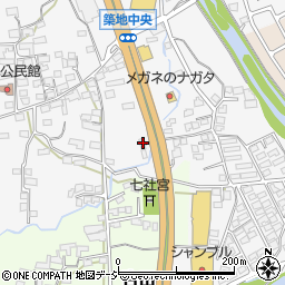 長野県上田市築地163周辺の地図