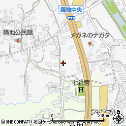 長野県上田市築地260周辺の地図