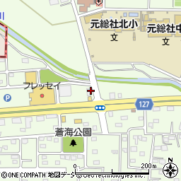 ロイヤルチェーン　フレッセイ元総社蒼海店周辺の地図