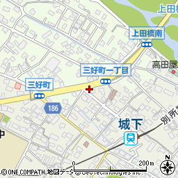 キーバンク　上田周辺の地図