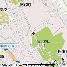 茨城県水戸市松本町16-15周辺の地図