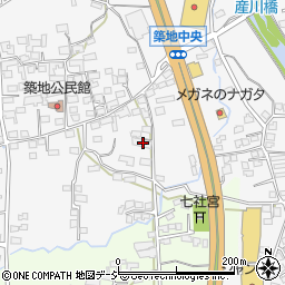 長野県上田市築地255周辺の地図