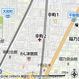 石川県小松市幸町周辺の地図