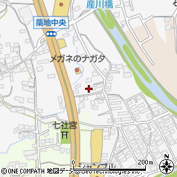 長野県上田市築地41周辺の地図