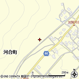 石川県白山市河合町周辺の地図
