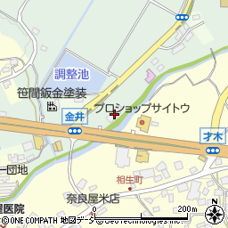 茨城県笠間市金井65周辺の地図