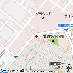 茨城県ひたちなか市勝田本町3-25周辺の地図