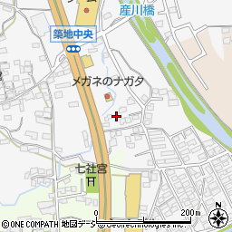 長野県上田市築地39周辺の地図