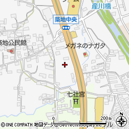 長野県上田市築地265周辺の地図