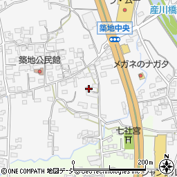 長野県上田市築地254周辺の地図