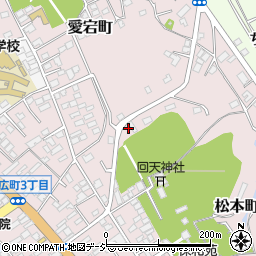 茨城県水戸市松本町16-17周辺の地図