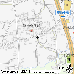 長野県上田市築地242周辺の地図