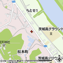 セブンイレブン水戸松本町店周辺の地図