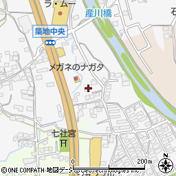 長野県上田市築地40周辺の地図