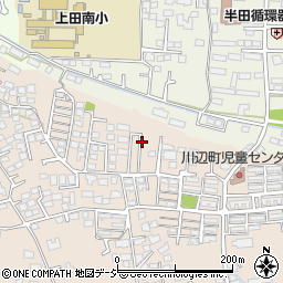 長野県上田市上田原川辺町周辺の地図