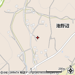 茨城県笠間市池野辺2080周辺の地図