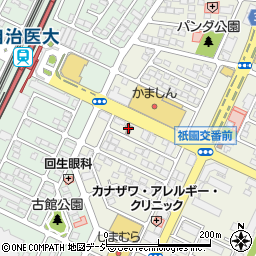 自治医大駅前郵便局 ＡＴＭ周辺の地図