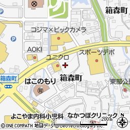 ユニクロ栃木店駐車場周辺の地図
