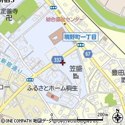 味の民芸桐生店周辺の地図