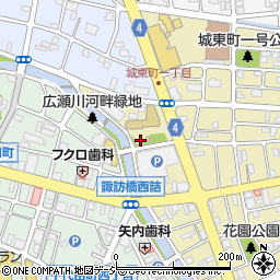 萩原朔太郎記念館周辺の地図