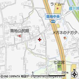 長野県上田市築地250周辺の地図