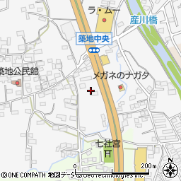 長野県上田市築地268周辺の地図