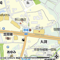 茨城県笠間市大渕2118周辺の地図
