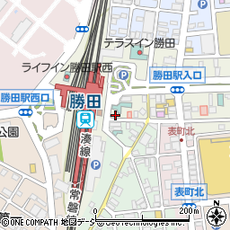 勝田亭周辺の地図