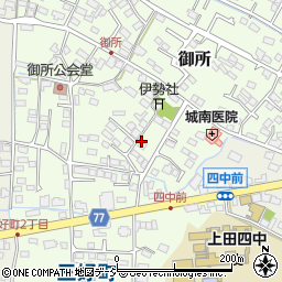 長野県上田市御所三好町周辺の地図