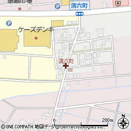清六町周辺の地図