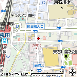 一代元 勝田店周辺の地図