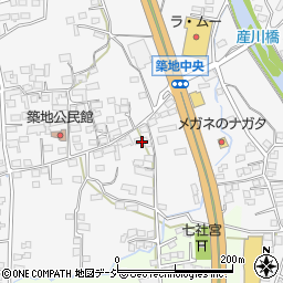 長野県上田市築地251周辺の地図