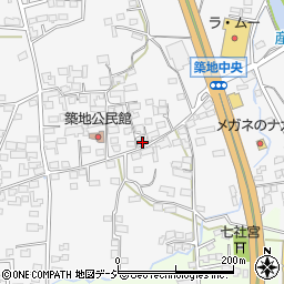 長野県上田市築地285周辺の地図
