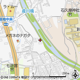 長野県上田市築地15周辺の地図