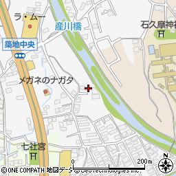 長野県上田市築地16周辺の地図