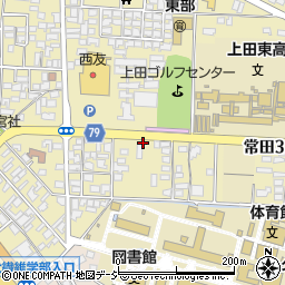 ファミリーマート上田東高校前店周辺の地図