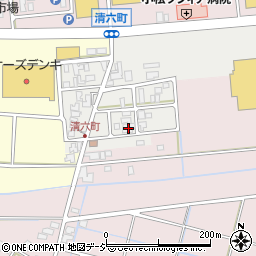 石川県小松市清六町216周辺の地図