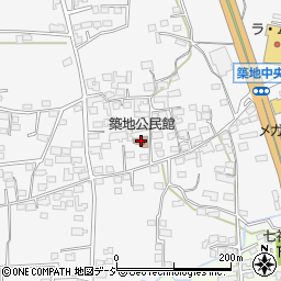 長野県上田市築地308周辺の地図