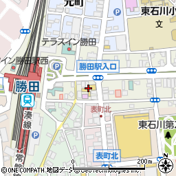 茨城県ひたちなか市勝田中央4周辺の地図