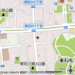 茨城県ひたちなか市東石川周辺の地図