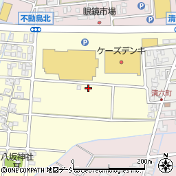 石川県小松市不動島町乙周辺の地図