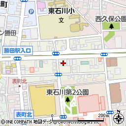 茨城県ひたちなか市勝田中央周辺の地図